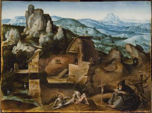 La tentación de San Antonio de Joachim Patinir